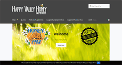 Desktop Screenshot of happyvalleyhoney.co.uk