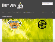 Tablet Screenshot of happyvalleyhoney.co.uk
